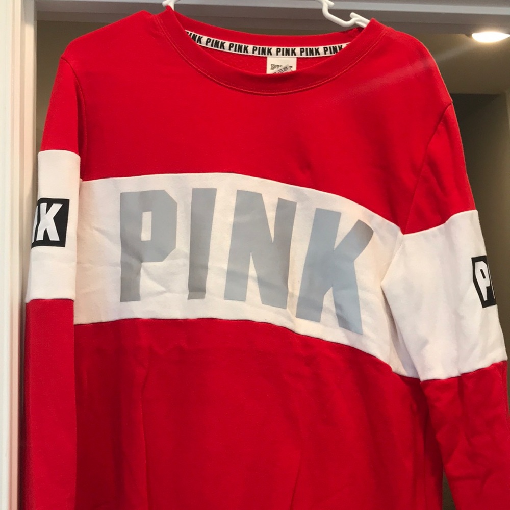 Pink VS pullover sweatshirt